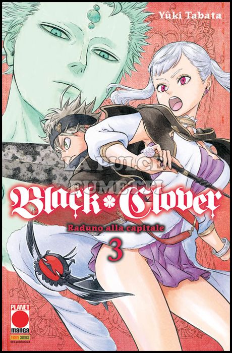 PURPLE #    16 - BLACK CLOVER 3 - 1A RISTAMPA